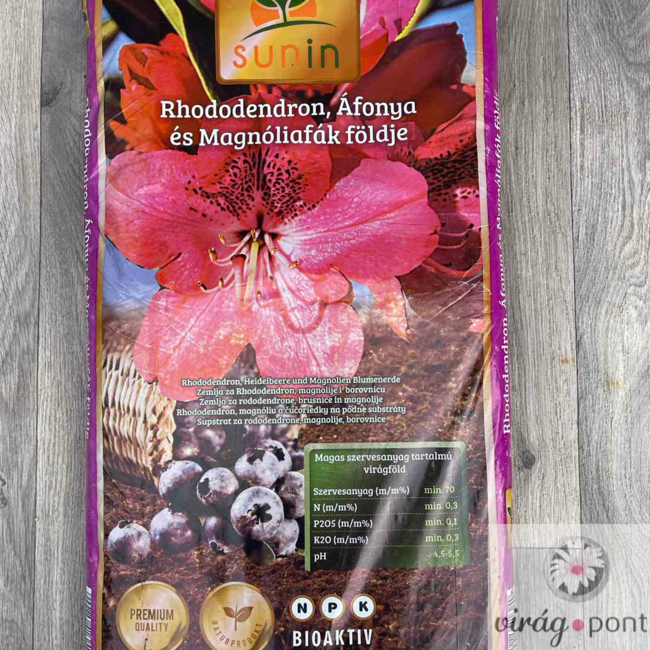 Rhododendron Áfonya és Magnoliafák földje
